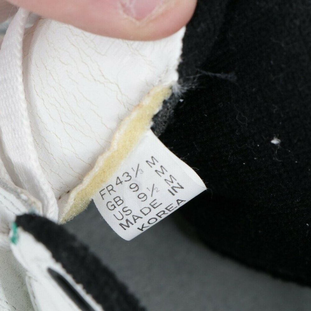 NOS Vintage 90s Adidas EQT Basketball Mid Sneakers Shoes White Green - Picture 11 of 11